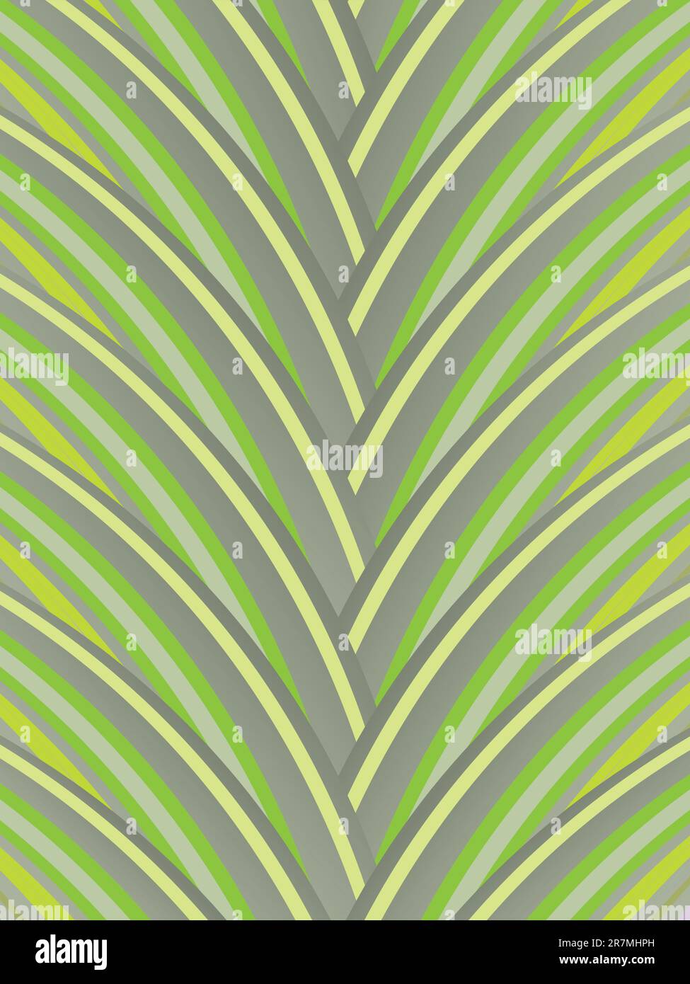 abstract graygreen background with curved lines Stock Vector Image