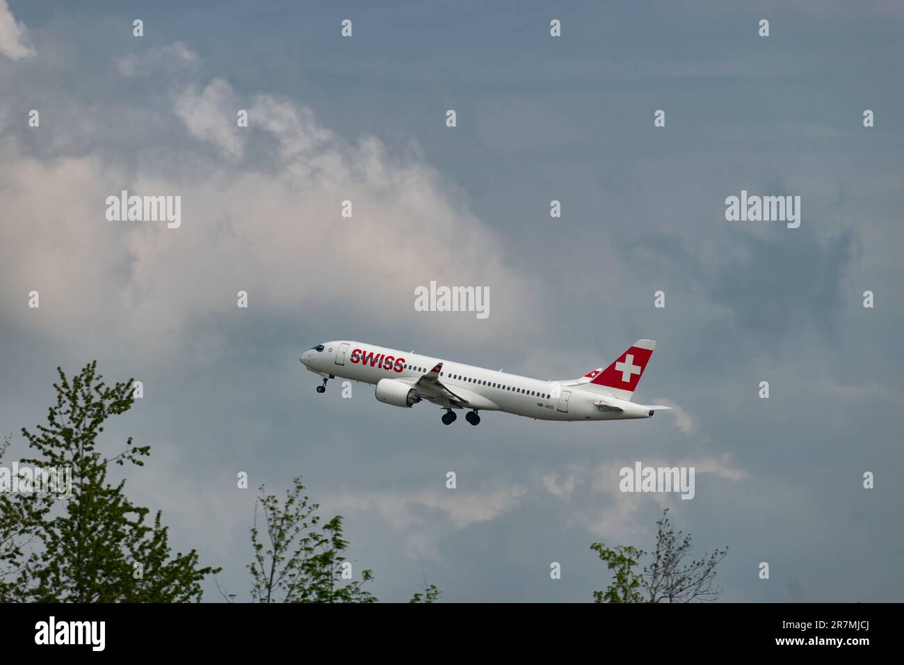 Zurich, Switzerland, May 2, 2023 HB-JCO Swiss international airlines ...