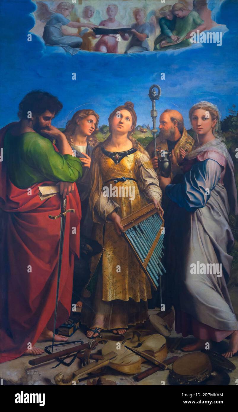 The Ecstasy of St. Cecilia, Raphael, circa 15161517, National Art