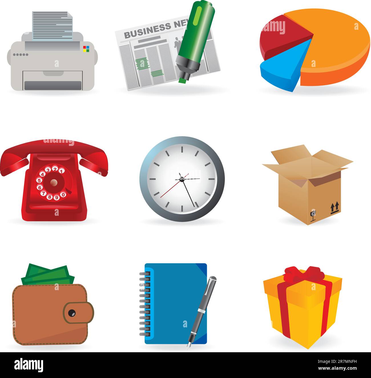 Icons. Vector illustration for you design Stock Vector