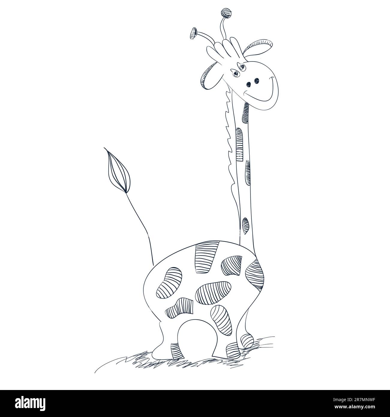  Foto zu Illustration of giraffe Stock Vector Image & Art - Alamy 