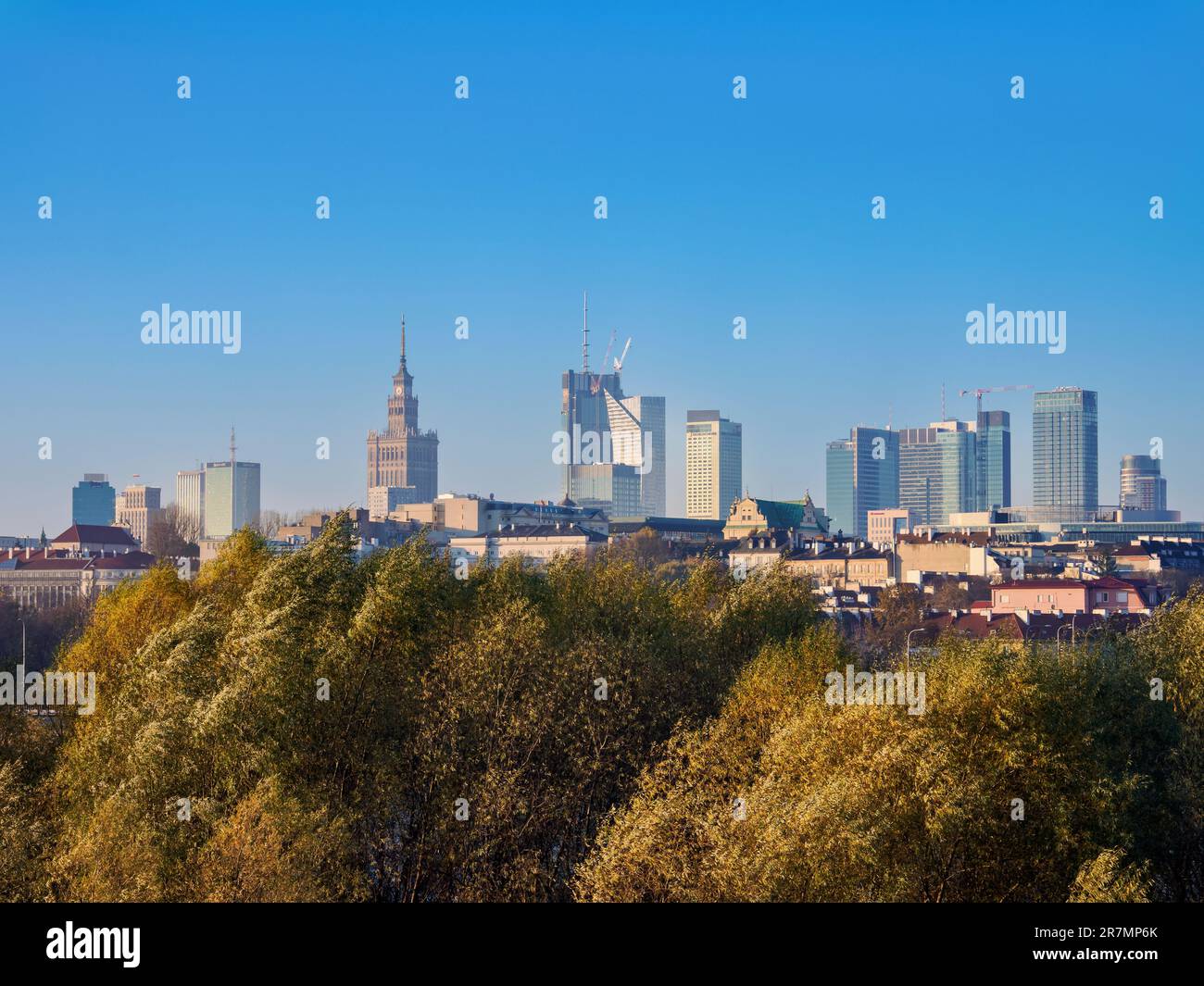 Iconic warsaw skyline hi-res stock photography and images - Alamy