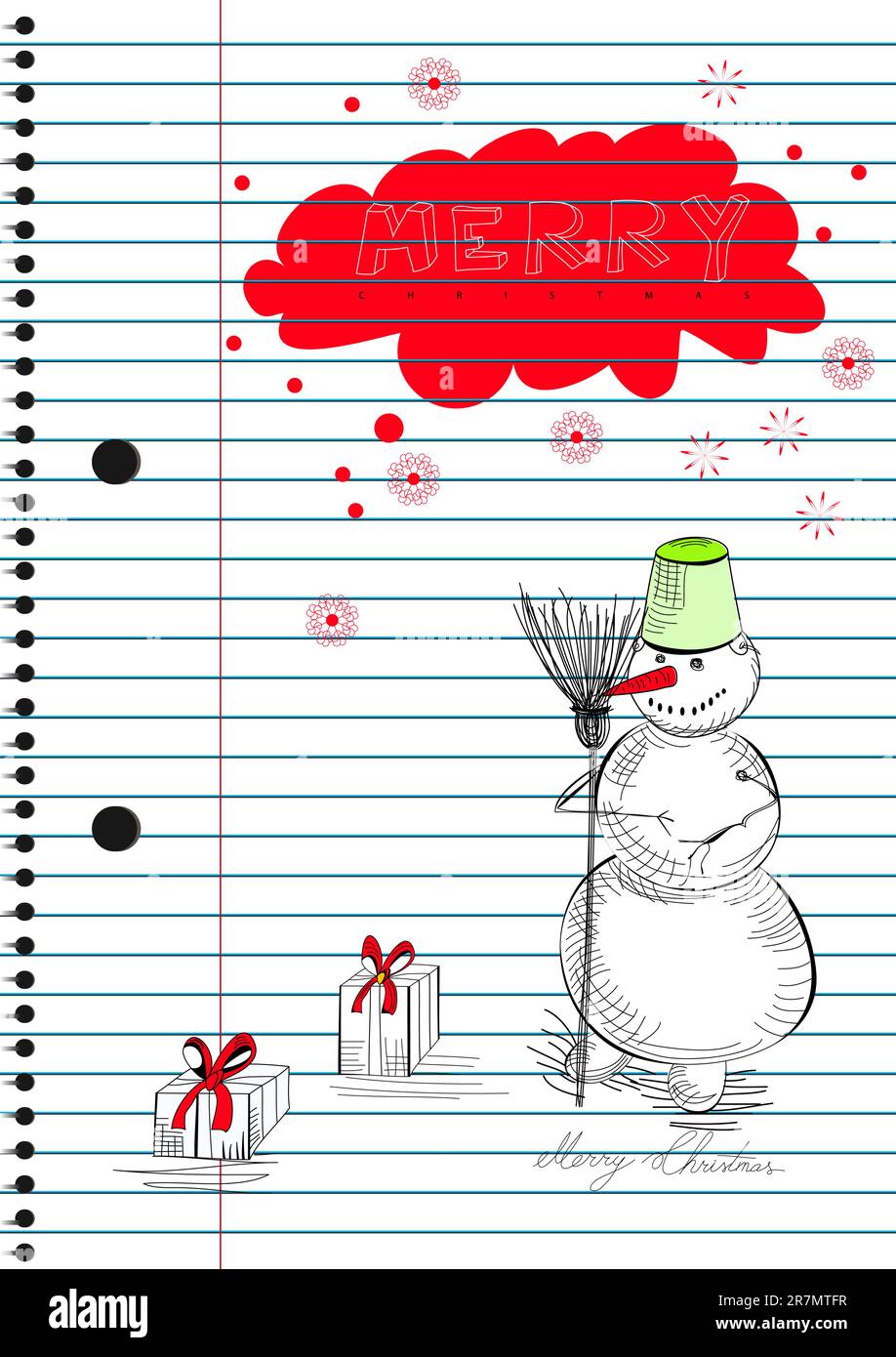 Template For Christmas Card Stock Vector Image Art Alamy Template for christmas card stock vector image art alamy