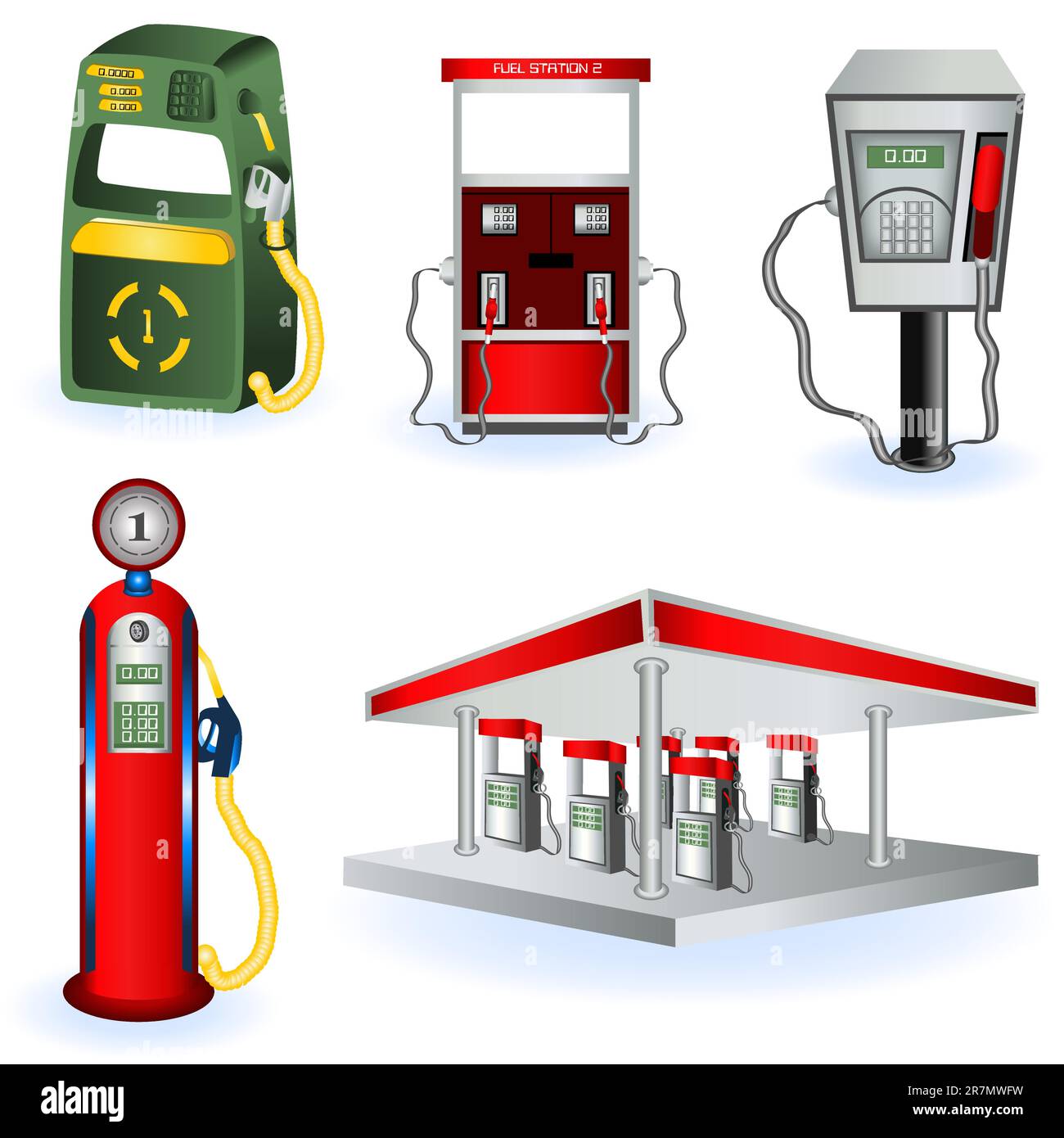 Vintage gas station price sign Stock Vector Images Alamy