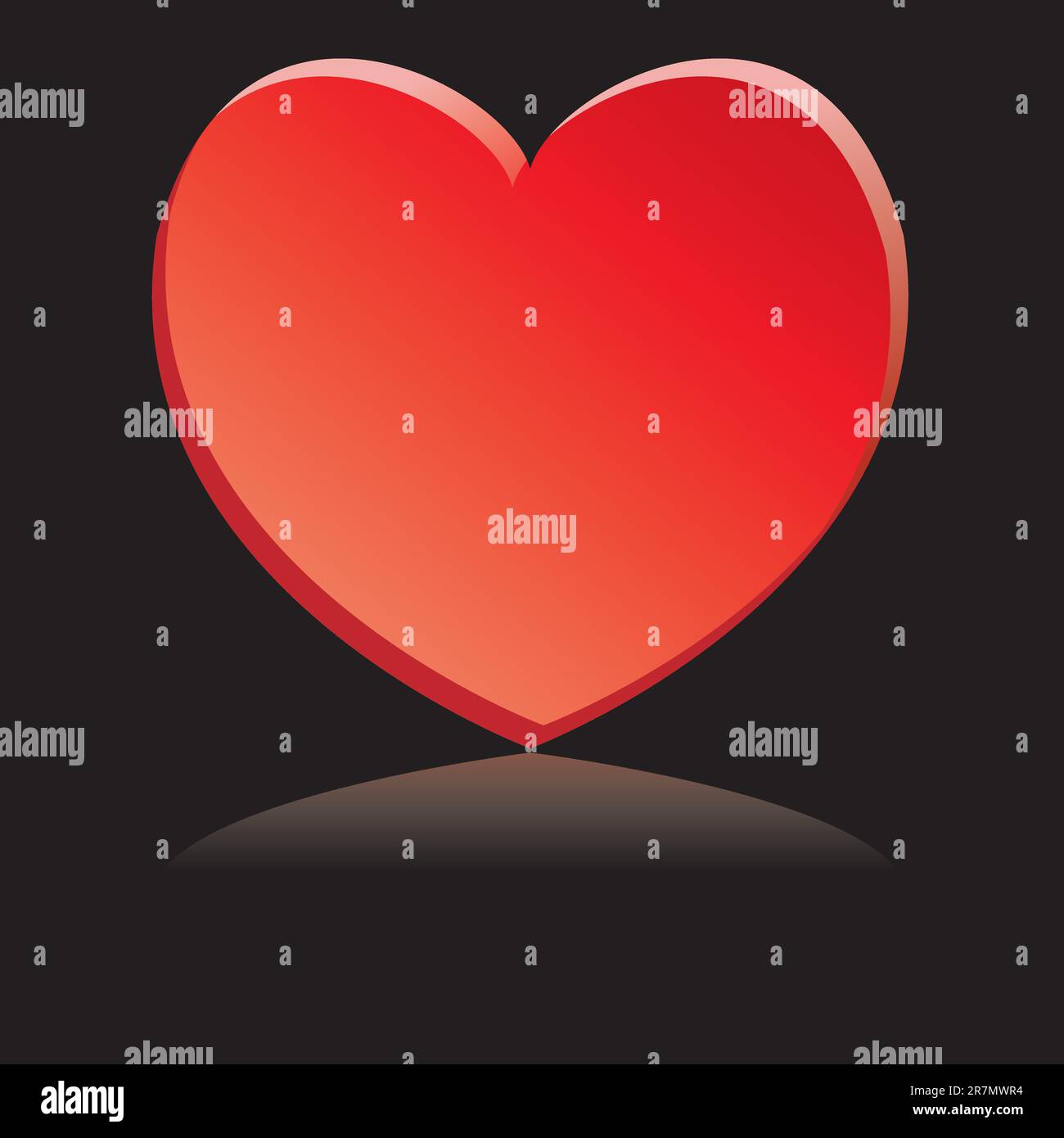 Abstract background with heart. vector illustration Stock Vector Image ...