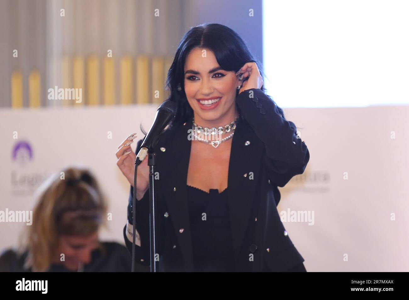 Lali Esposito actress and singer from Argentina Stock Photo