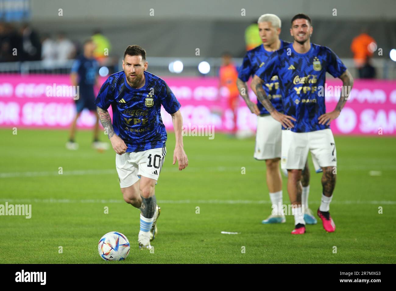 Lionel Messi World Cup Champion Stock Photo - Alamy