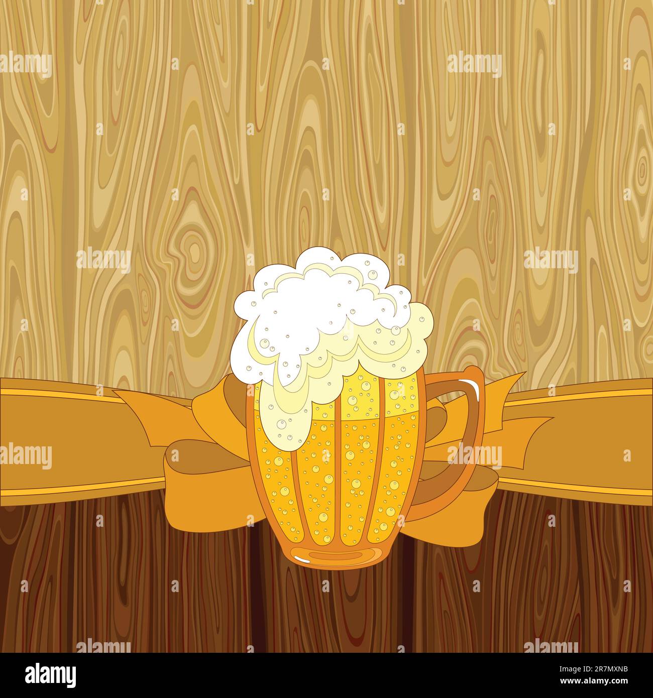 beer background,  this illustration may be useful as designer work Stock Vector