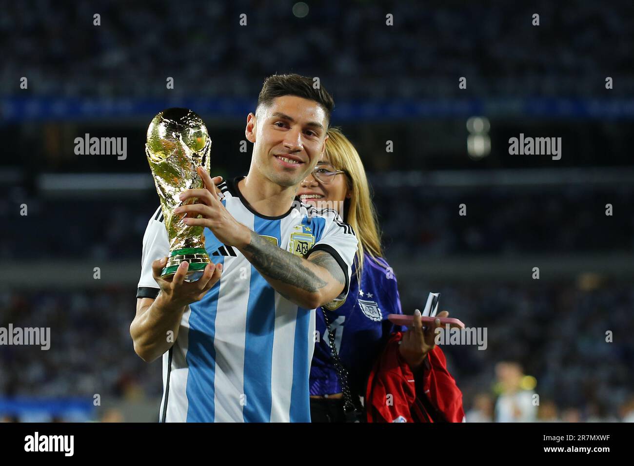 Gonzalo Montiel Jugador de la selección Argentina Stock Photo