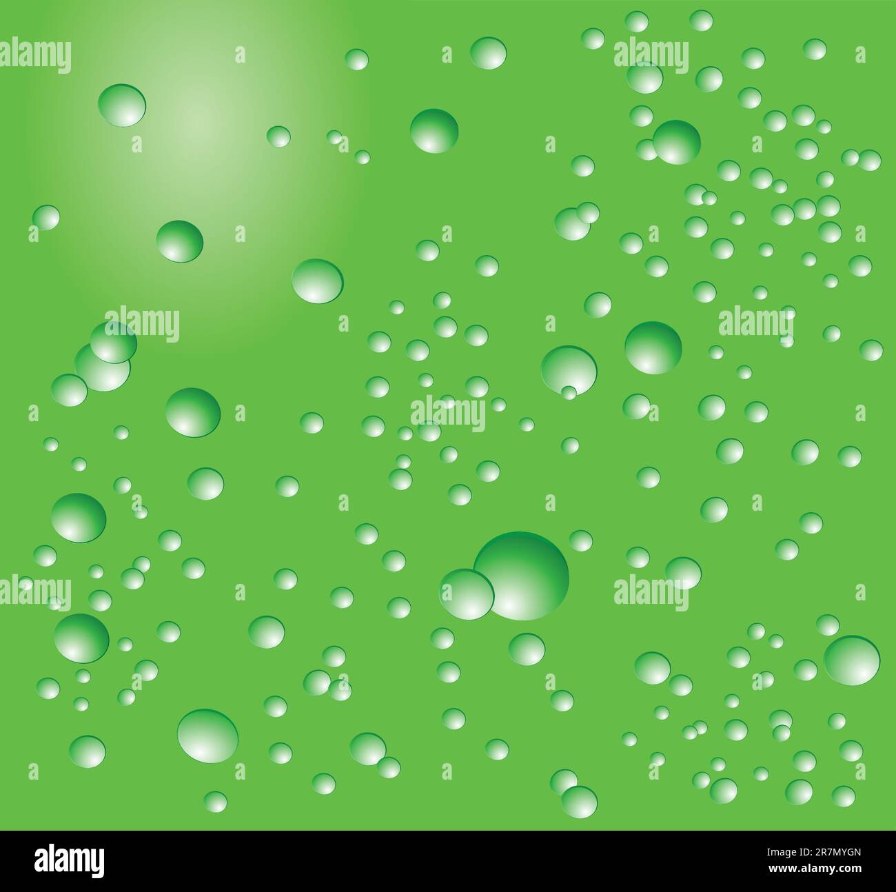 vector illustration of green water bubbles Stock Vector Image & Art - Alamy