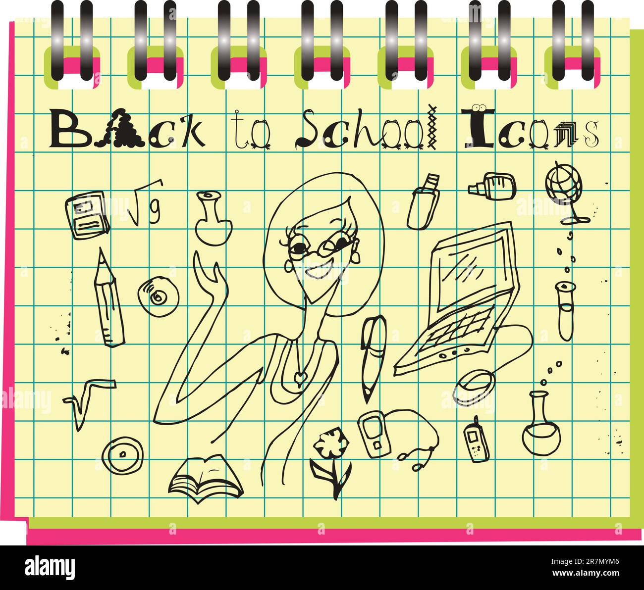 Kindergarten note Stock Vector Images - Alamy