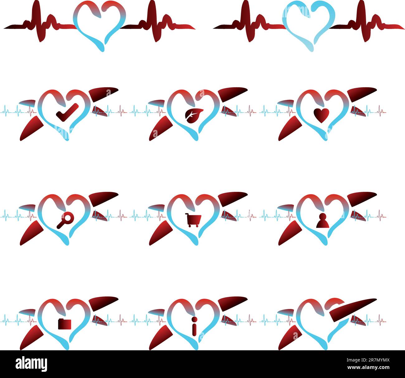 Cardio stress test Stock Vector Images - Alamy