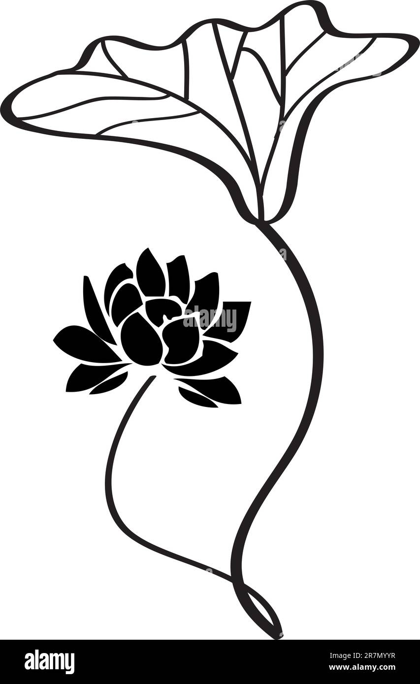 Buddhist lotus flower Stock Vector Images - Alamy