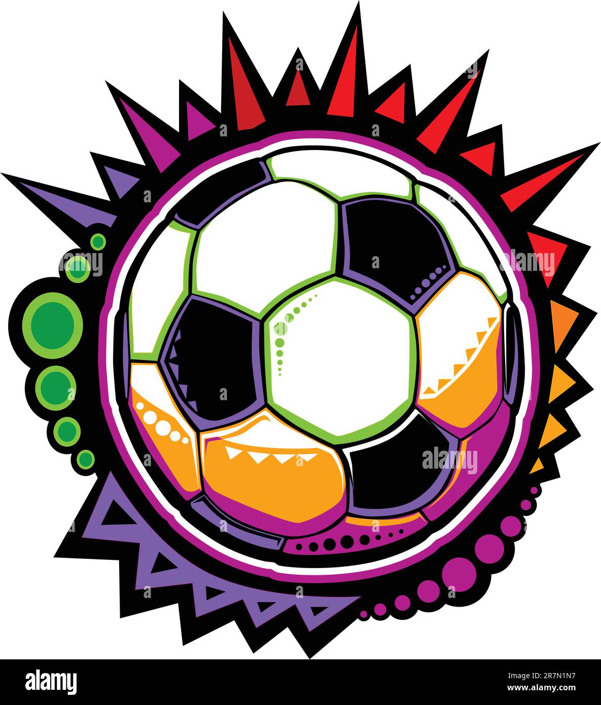 Vector soccer ball clipart hi-res stock photography and images - Alamy