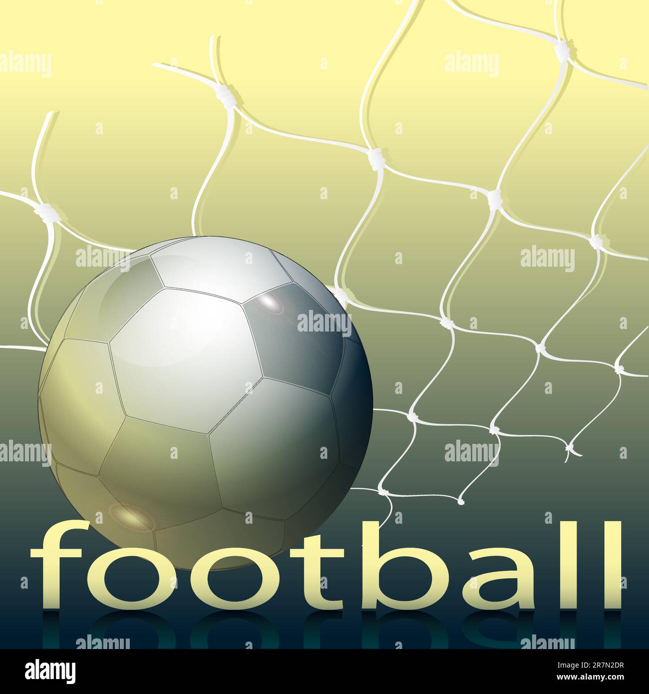 Grid and football on a green background Stock Vector Image & Art - Alamy