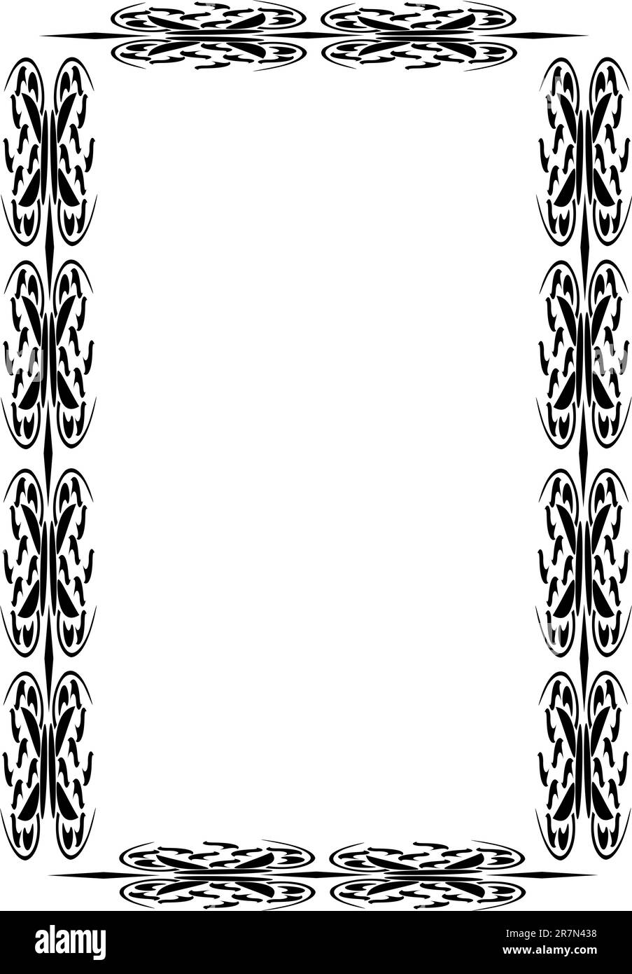 Lack Framework Photo Black framework. A framework for page Stock Vector Image & Art - Alamy