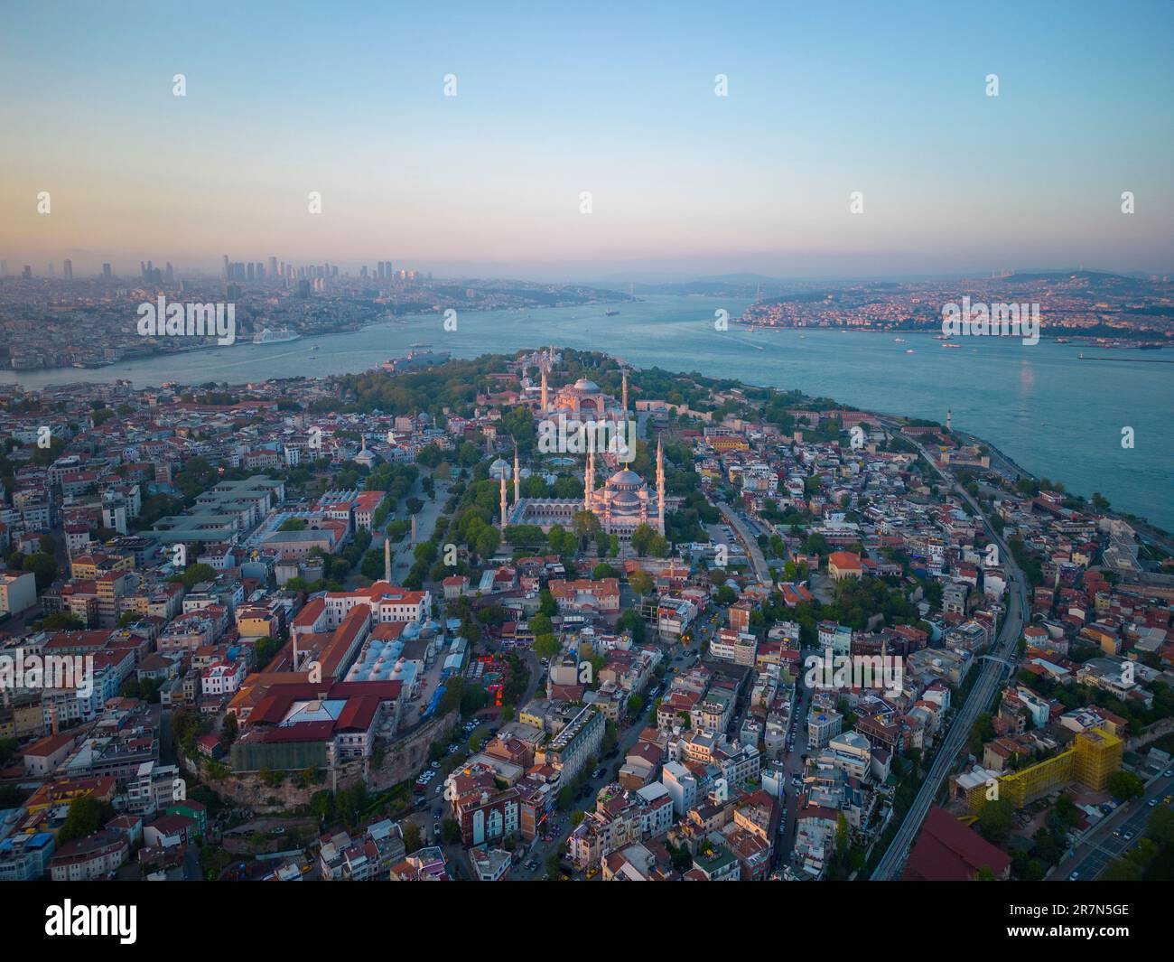 Hagia sophia drone hi-res stock photography and images - Alamy