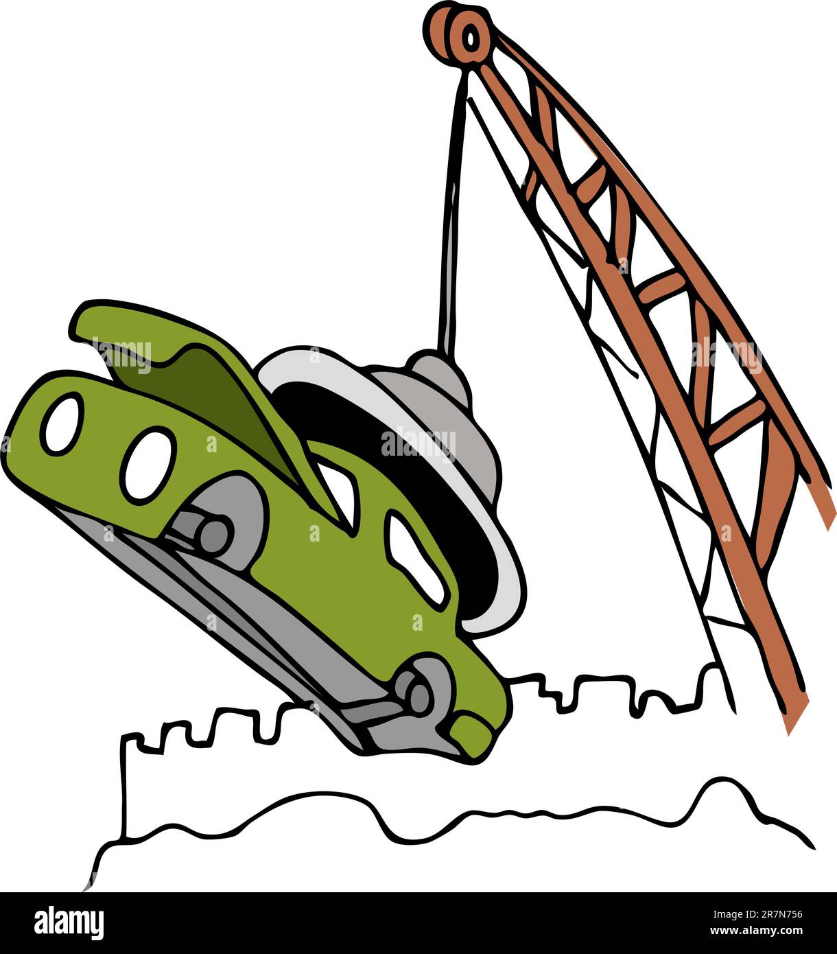 Metal recycle yard Stock Vector Images Alamy