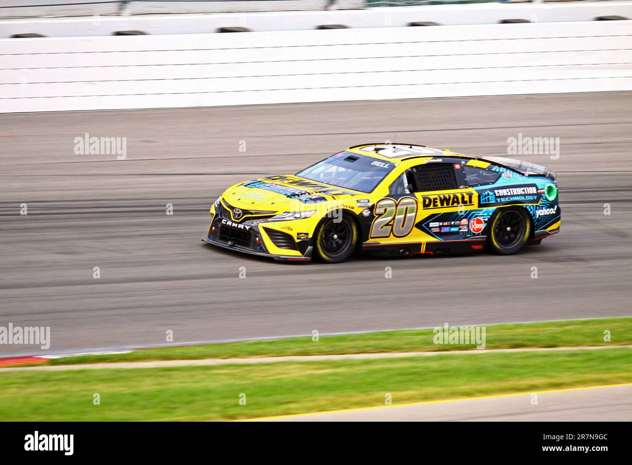 Madison, IL USA - June 4, 2023: World Wide Technology Raceway, NASCAR, 'Enjoy Illinois 300' Christopher Bell Stock Photo