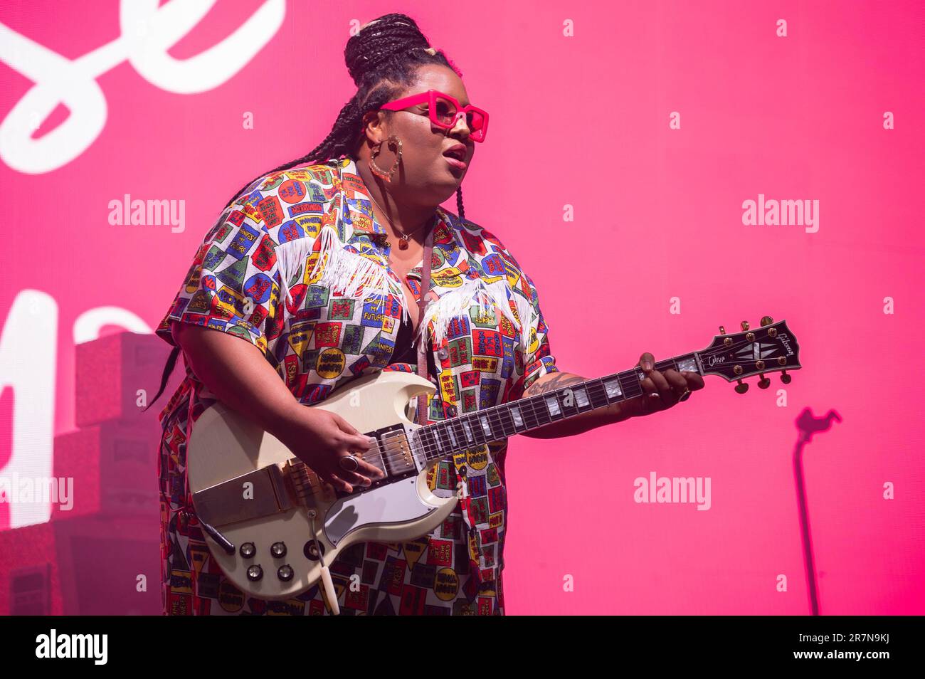 Celisse performs during Day 1 of the 2023 Bonnaroo Music & Arts