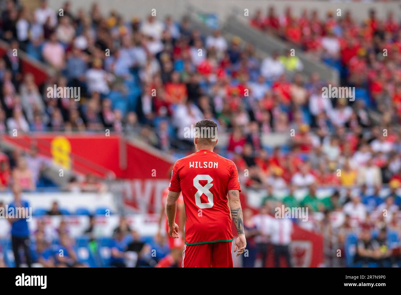 Cardiff, Wales, 16th June, 2023, Wales v Armenia, Euro 2024 Qualifiers