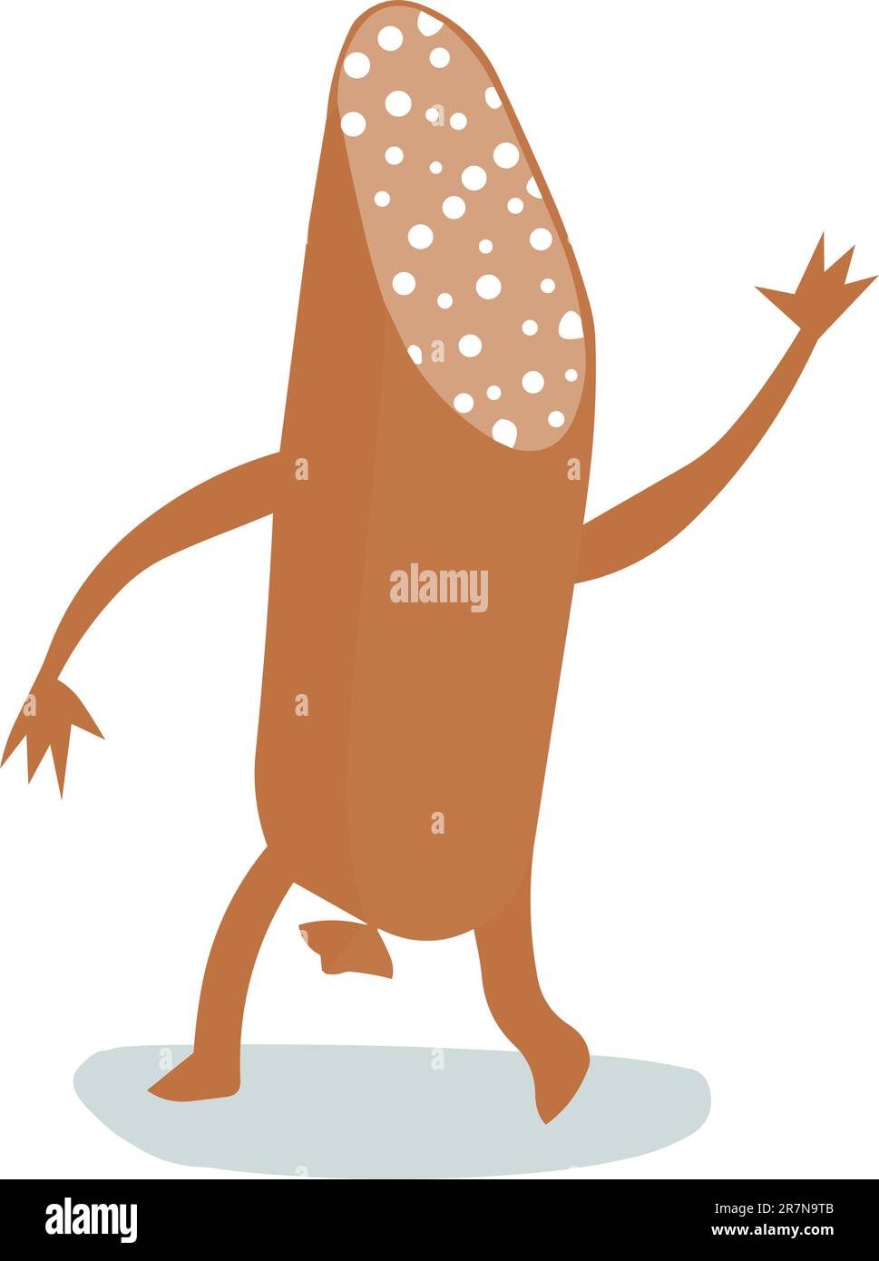 Sausage Man Stock Vector