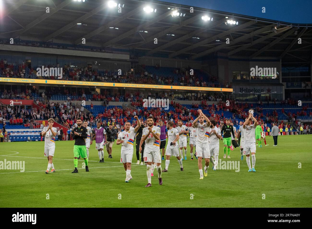 Cardiff, Wales, 16th June, 2023, Wales v Armenia, Euro 2024 Qualifiers