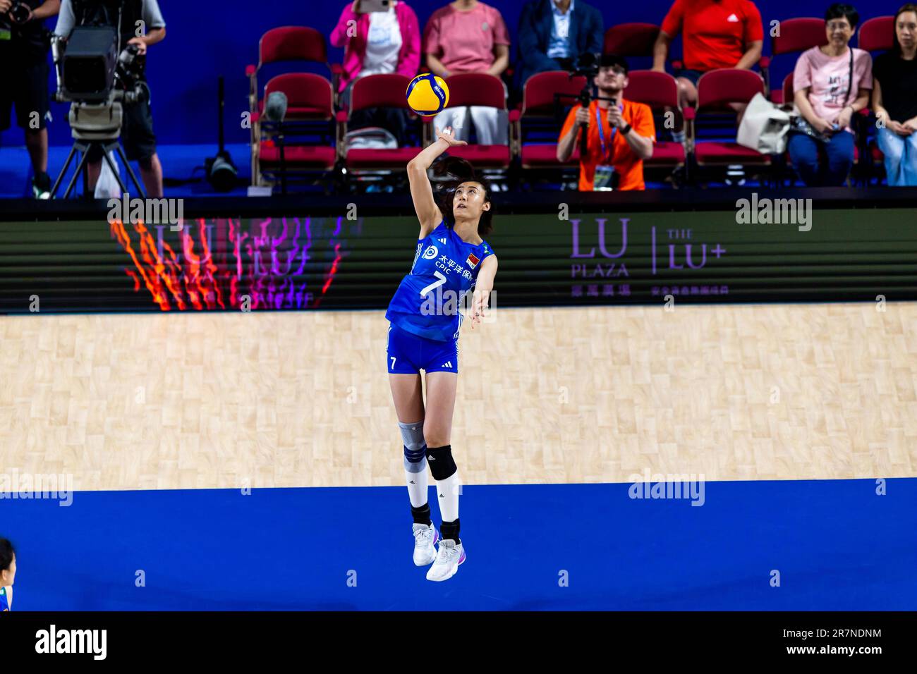 Hong Kong, Hong Kong. 16th June, 2023. WANG Yuanyuan (#7) of China seen ...