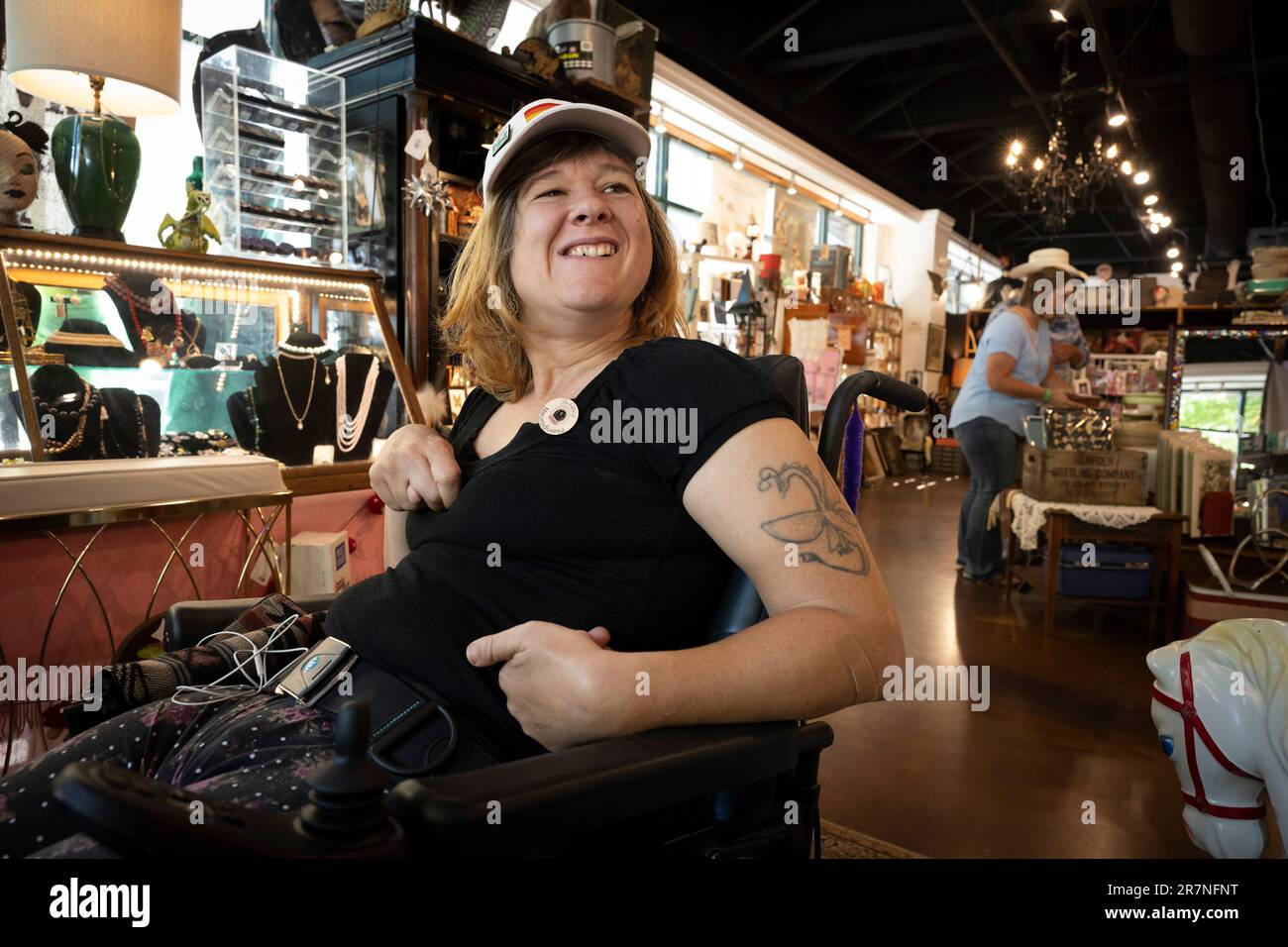 Asheville, North Carolina, USA. 9th June, 2023. Amanda LeVesque, 40