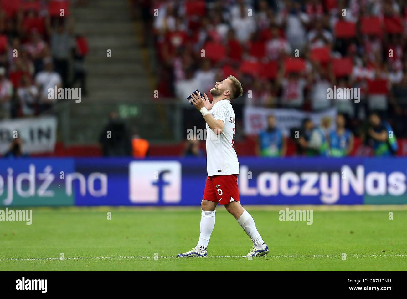 Jakub Blaszczykowski of Poland during the International Friendly Football match between Poland and Germany on June 16, 2023 at PGE Narodowy in Warsaw, Poland Stock Photo