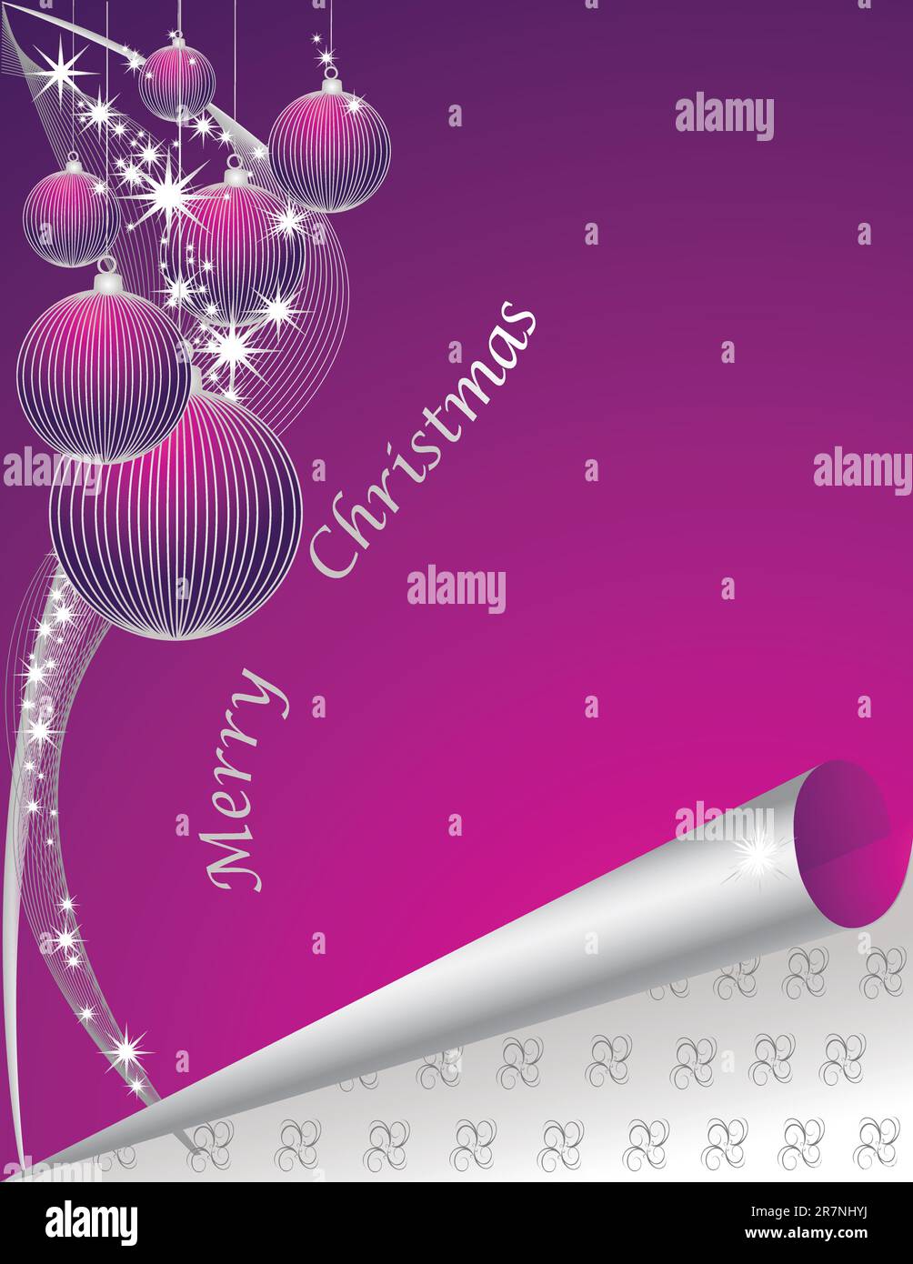 Merry Christmas and Happy New Year collection Stock Vector Image & Art ...