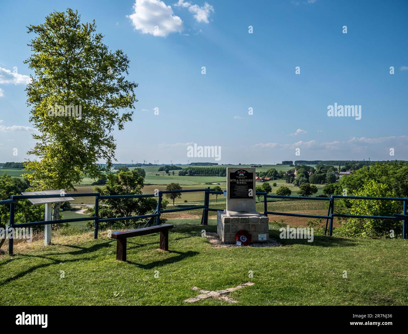 The image is of the famous Butte de Warlencourt that was viciously ...