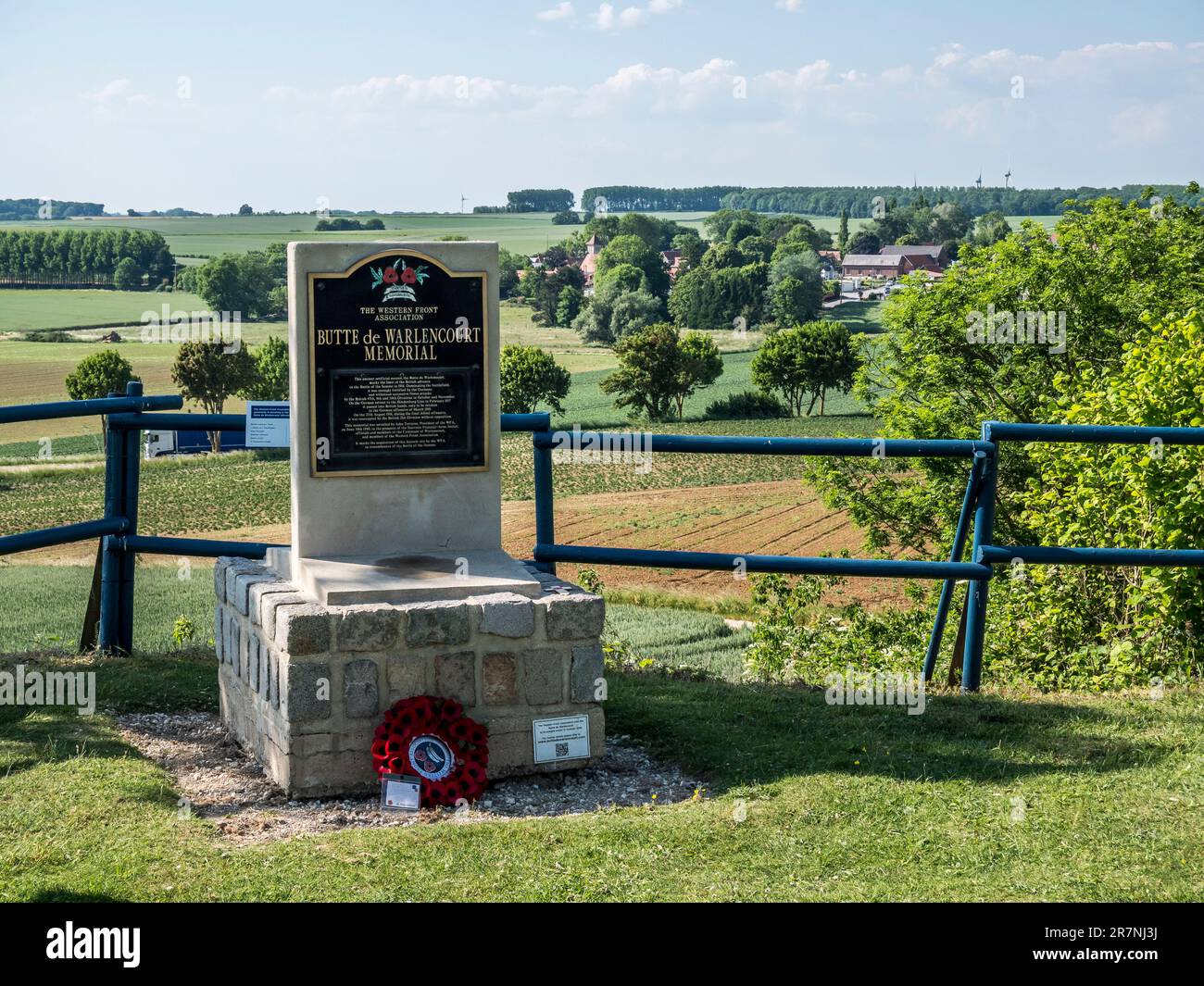 The image is of the famous Butte de Warlencourt that was viciously ...