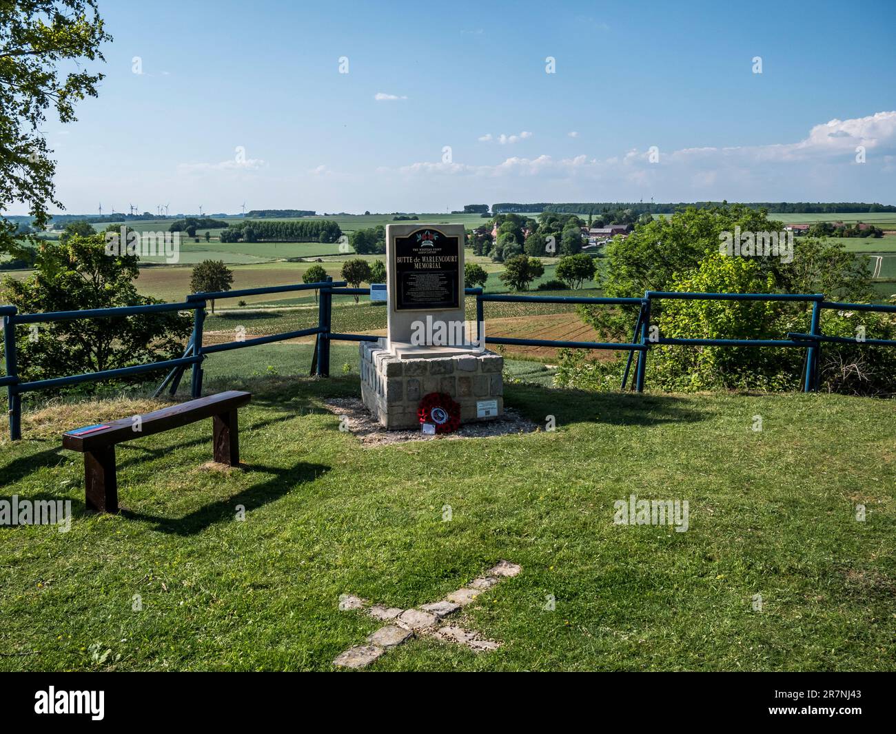 The image is of the famous Butte de Warlencourt that was viciously ...