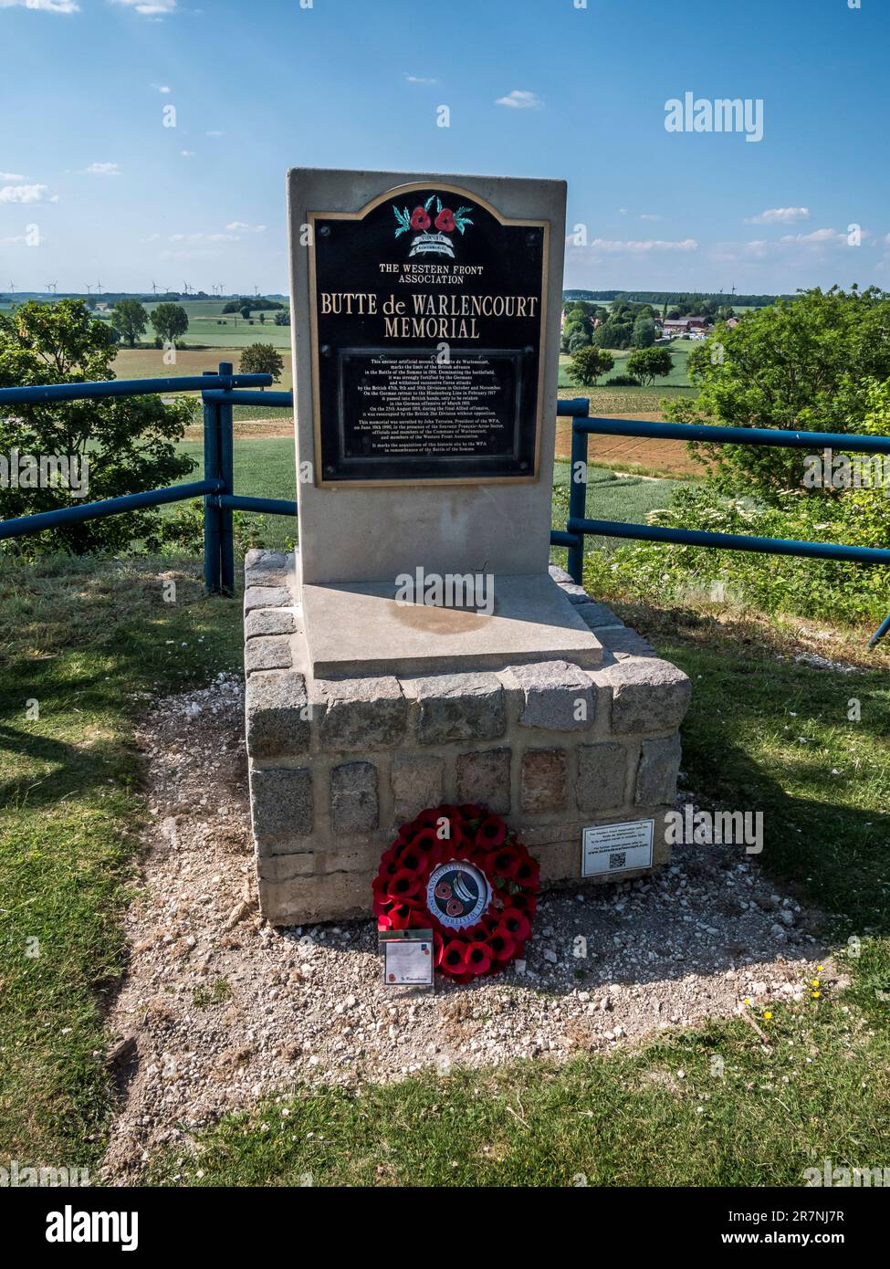 The image is of the famous Butte de Warlencourt that was viciously ...