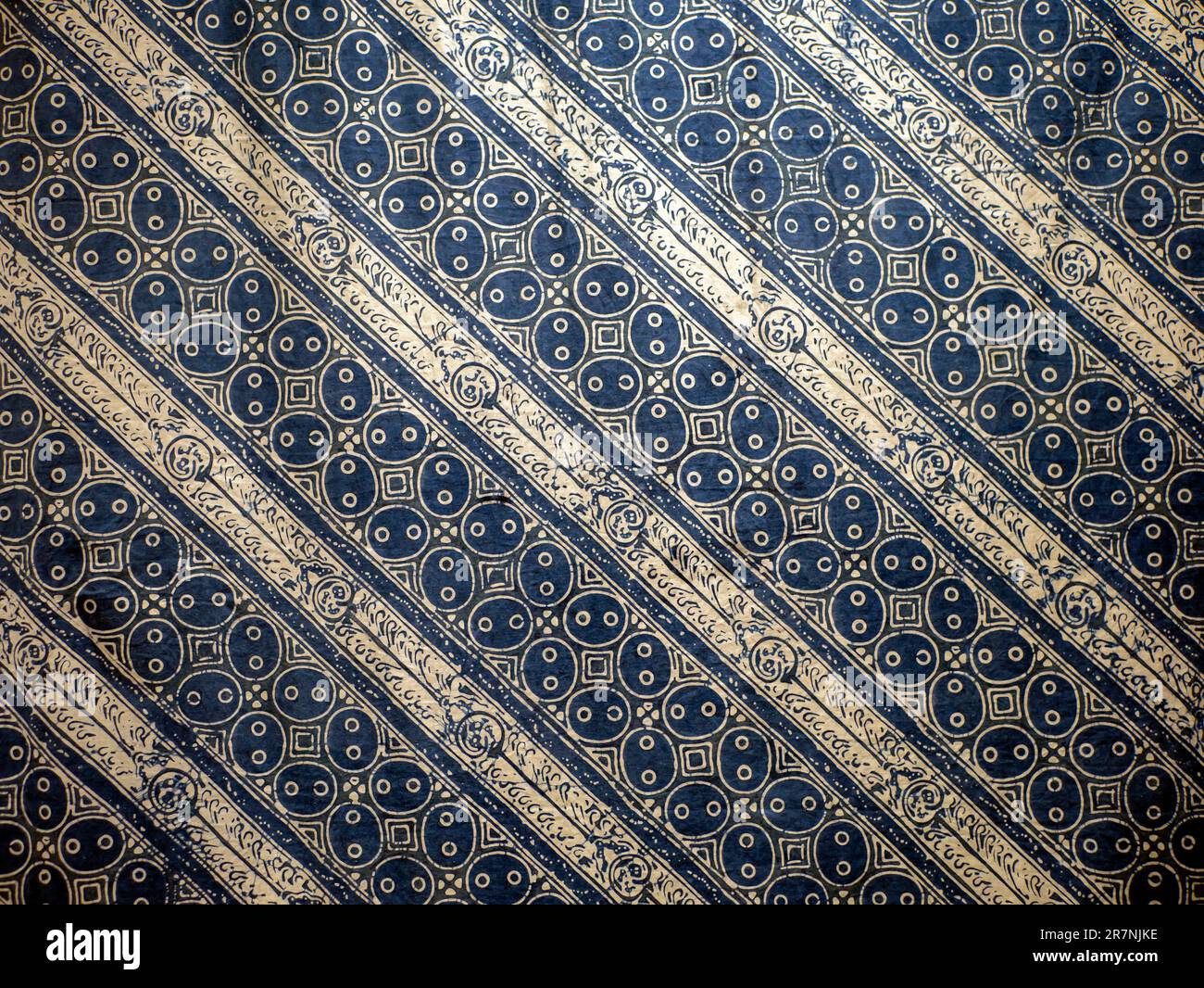 A traditional batik pattern from Yogyakarta, Indonesia for background and wallpaper Stock Photo