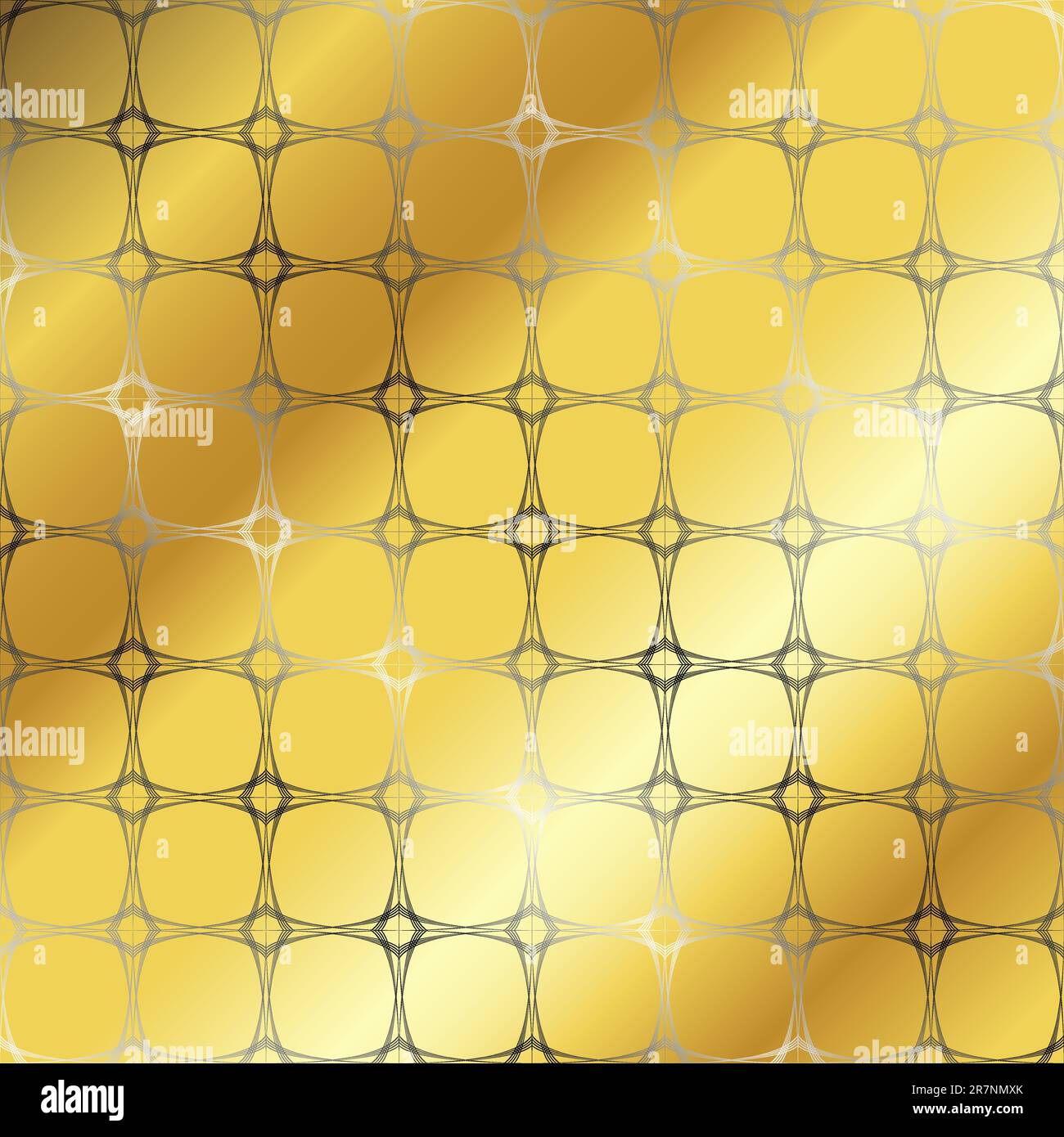 gold stripes pattern, abstract seamless texture; art illustration Stock Vector