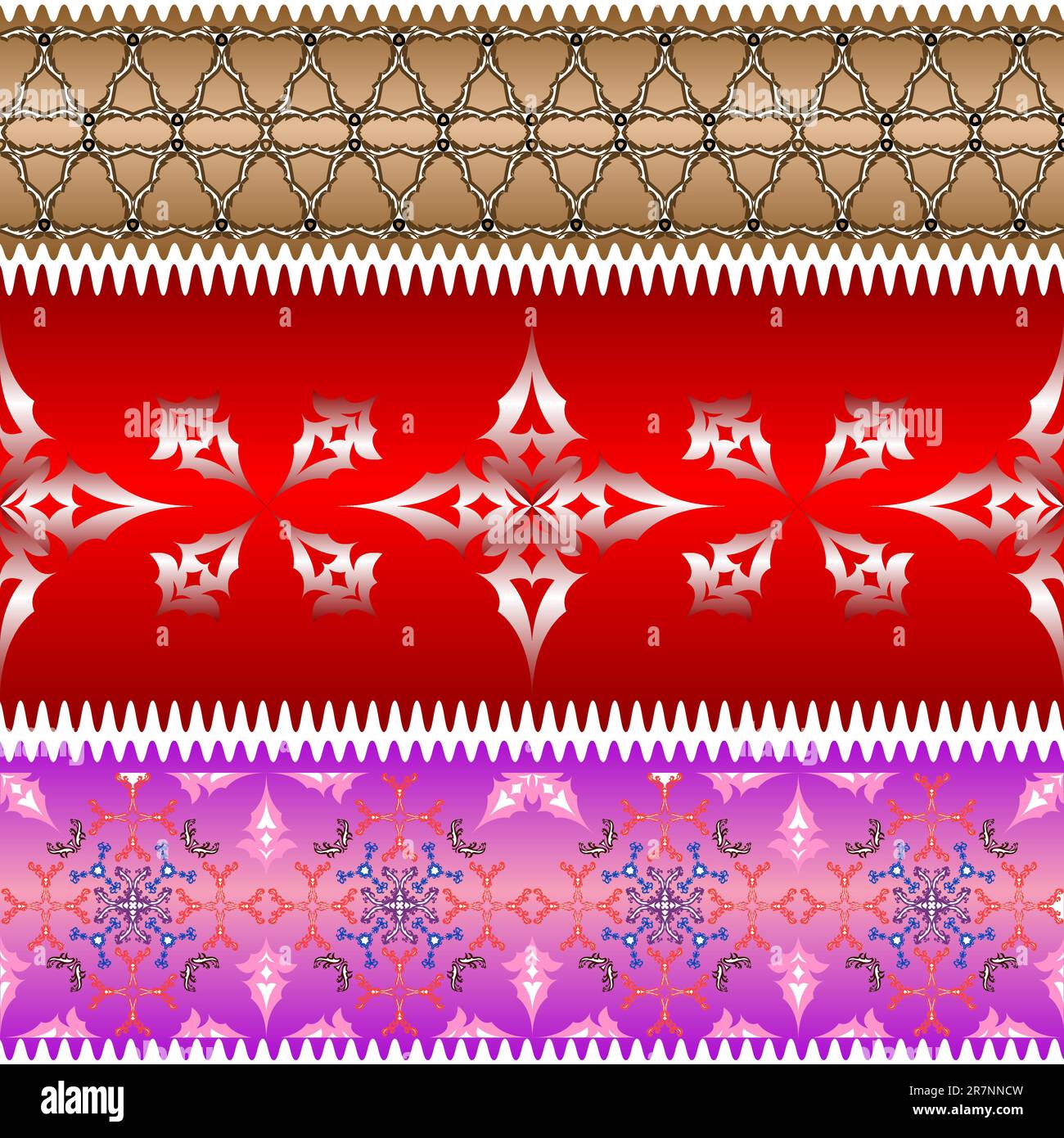 ornamental design ribbons against white background, abstract vector art ...