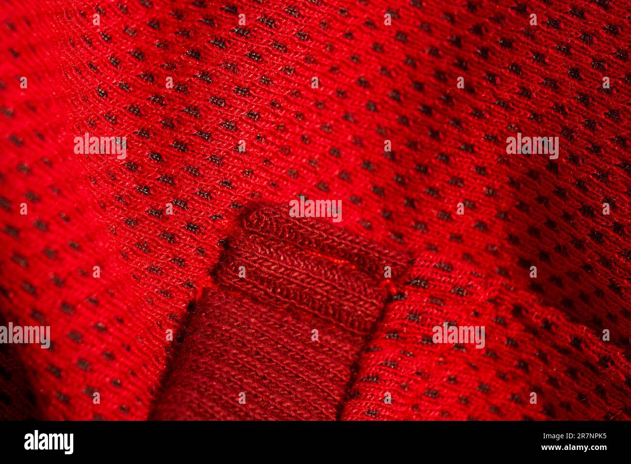 breathable mesh fabric for sportswear Stock Photo