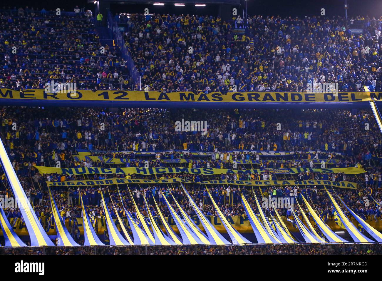 Boca Juniors fandom Stock Photo