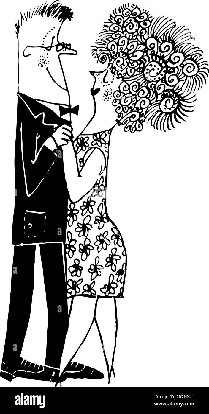 Cartoon dancing man Stock Vector Images Alamy