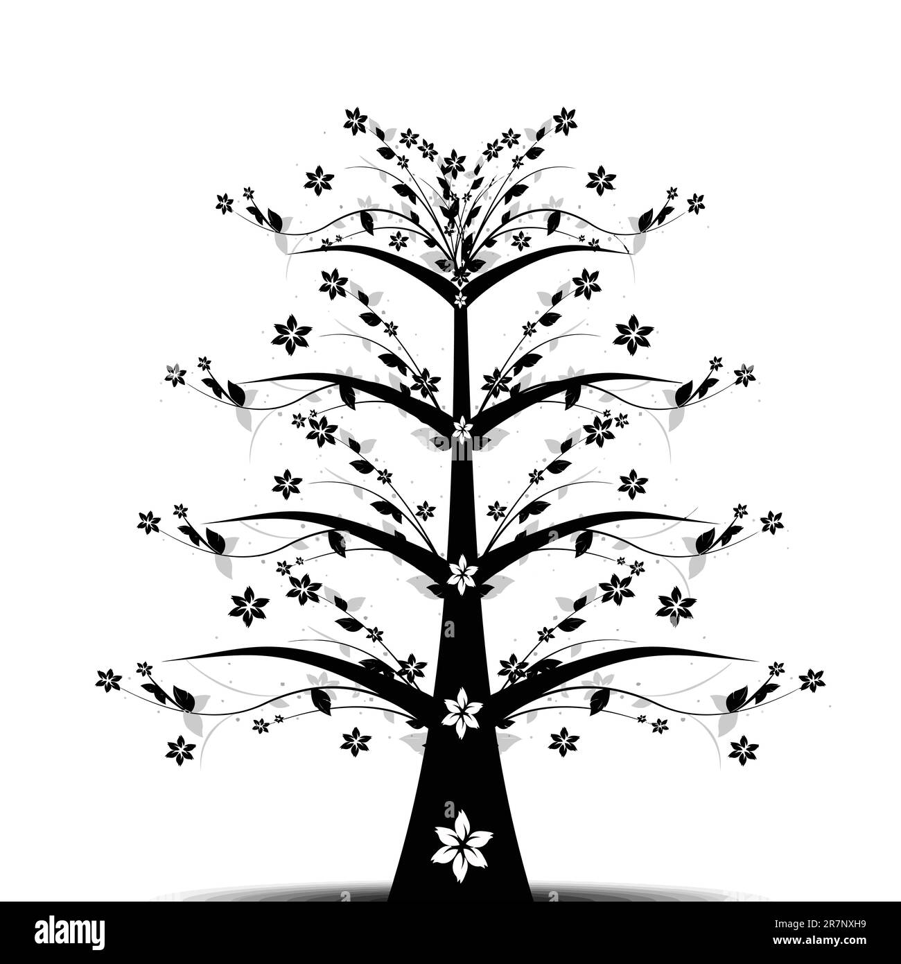 Abstract art tree Living Forever Stock Vector Image & Art Alamy