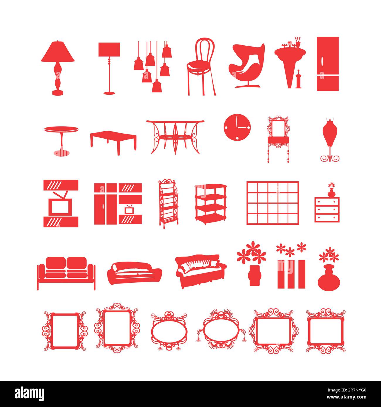 furniture signs. vector Stock Vector Image & Art Alamy