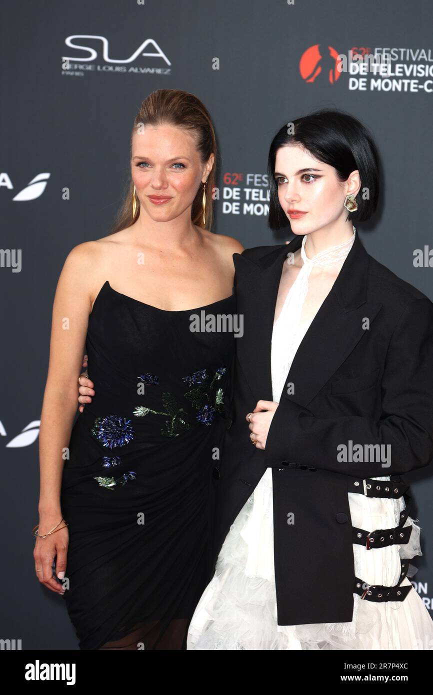 Monaco, Monaco. 17th June, 2023. Tracy Spiridakos and Ainsley Seiger