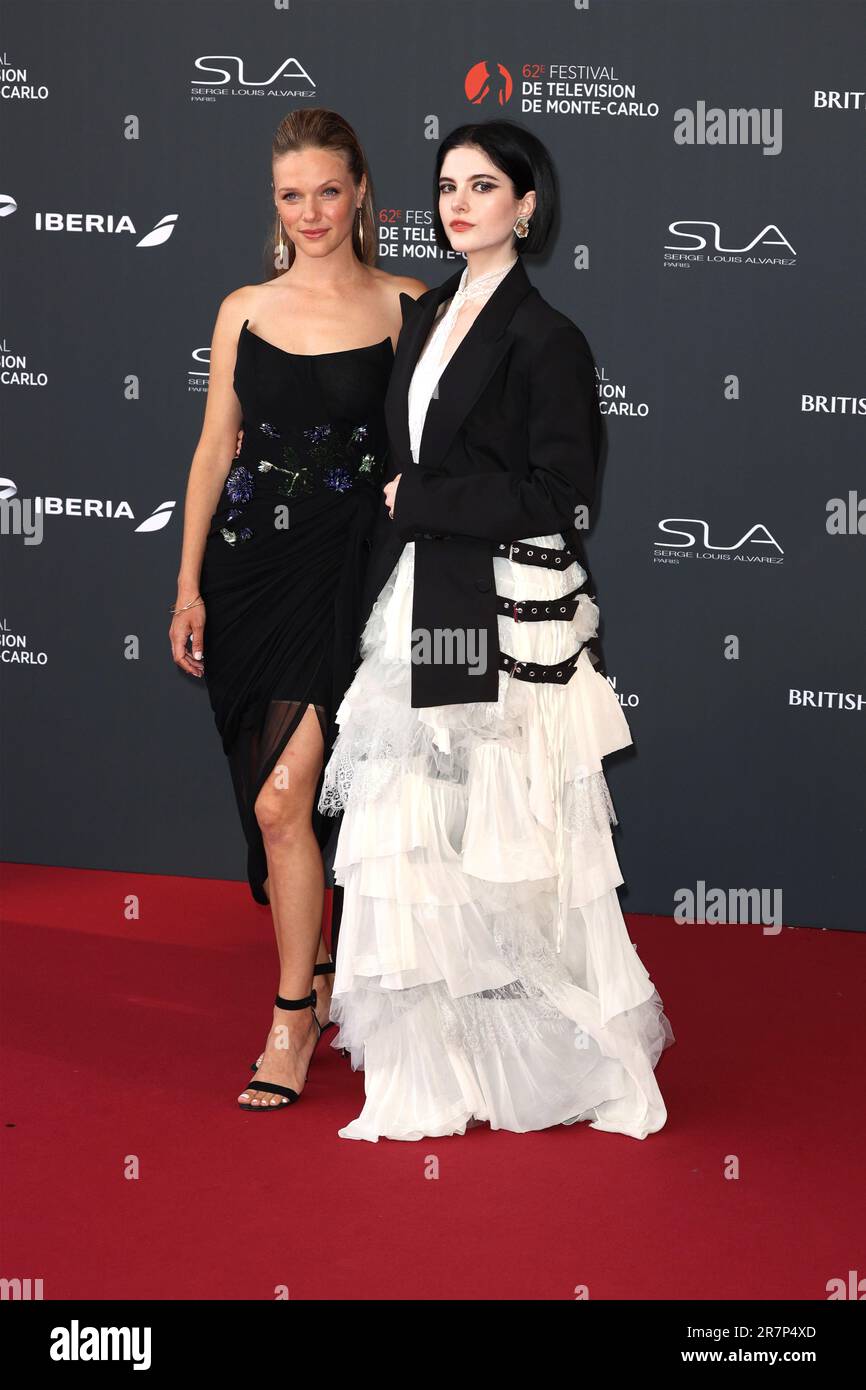 Monaco, Monaco. 17th June, 2023. Tracy Spiridakos and Ainsley Seiger