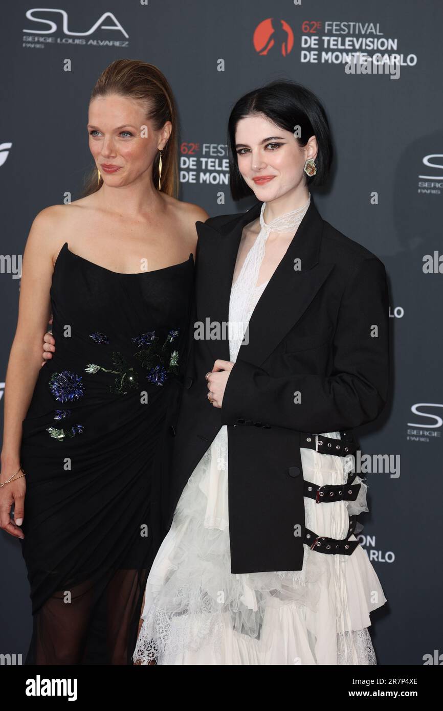 Monaco, Monaco. 16th June, 2023. Tracy Spiridakos and Ainsley Seiger