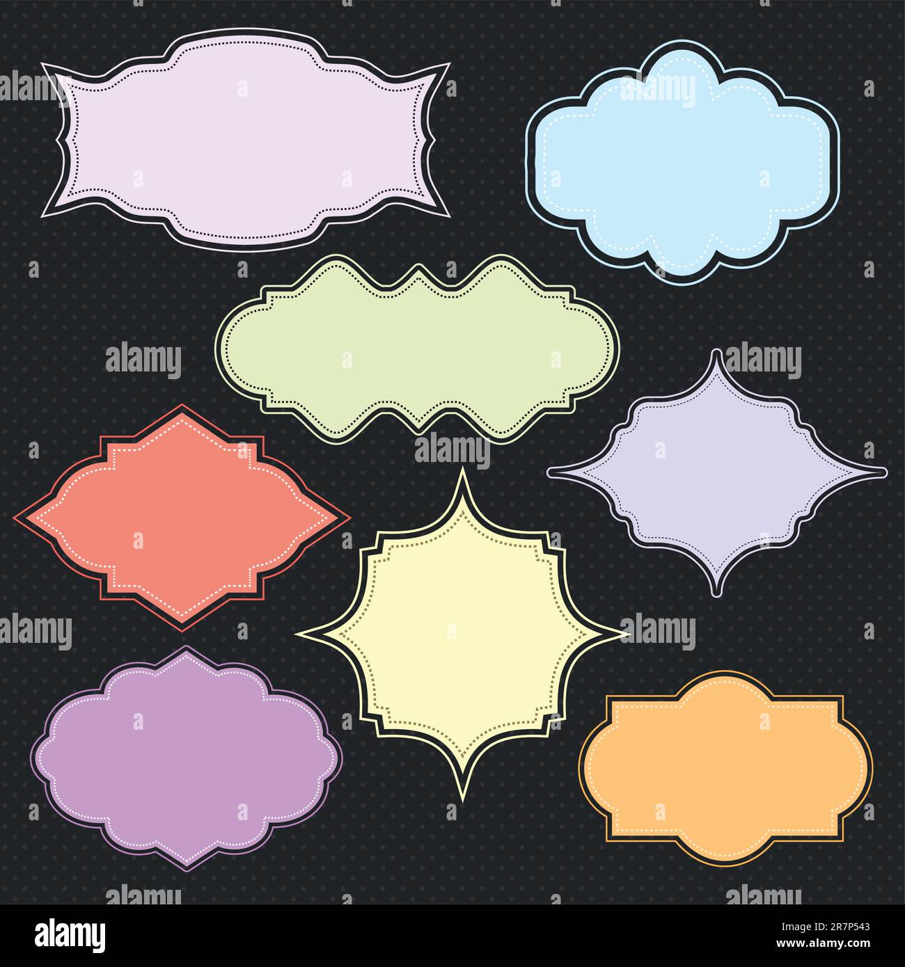 A collection of different coloured frames Stock Vector Image & Art - Alamy