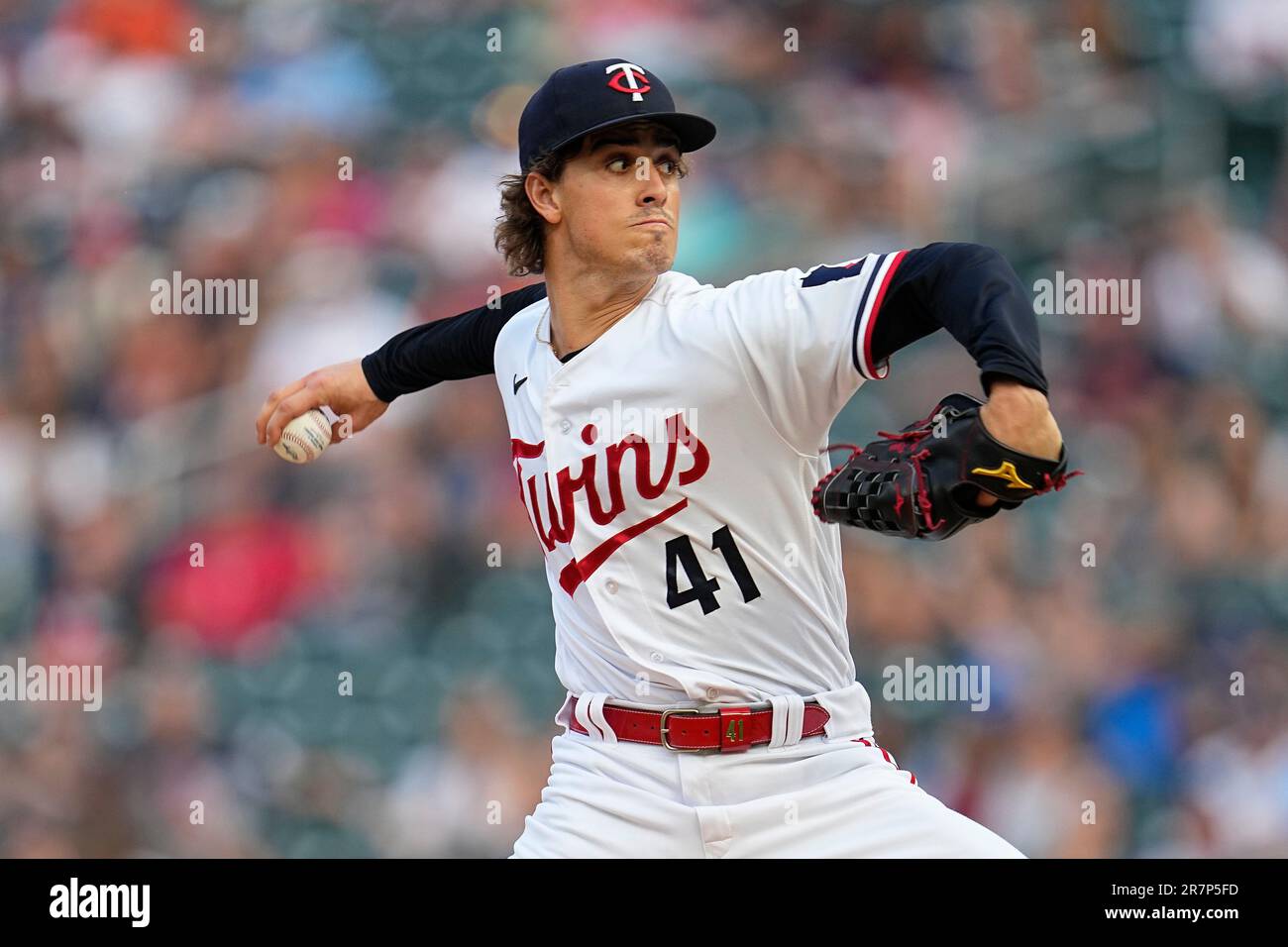 Minnesota Twins Starting Pitcher Joe Ryan Works During The Second Minnesota Twins Starting Pitcher Joe Ryan Works During The Second Inning Of The Teams Baseball Game Against The Detroit Tigers Friday June 16 2023 In Minneapolis Ap Photoabbie Parr 2R7P5FD