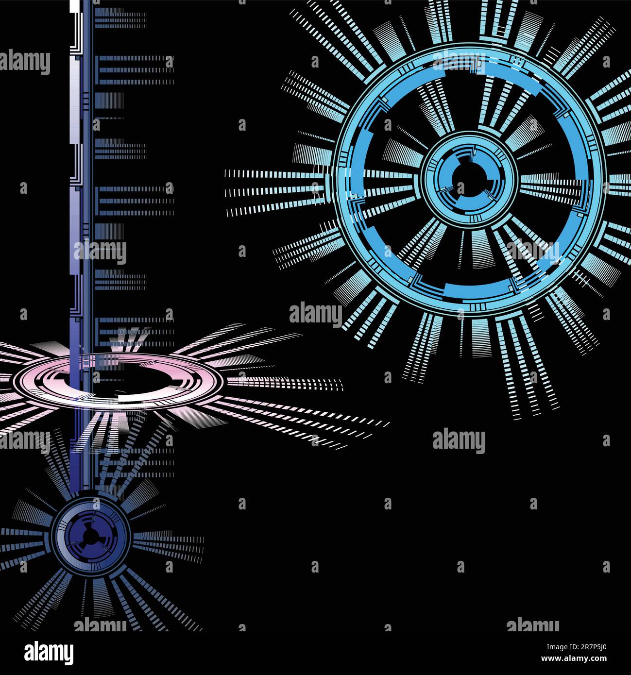 abstract tech design Stock Vector Image & Art - Alamy