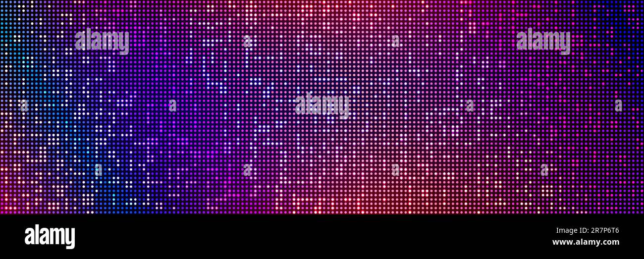 Led screen light background texture with pixel pattern. Digital tv